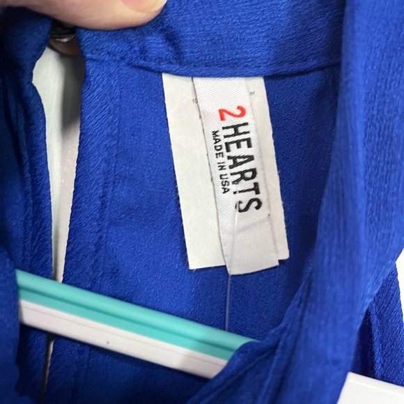 *NWT* 2 Hearts “Lexi Cross front Halter Top” - Picture 4 of 10